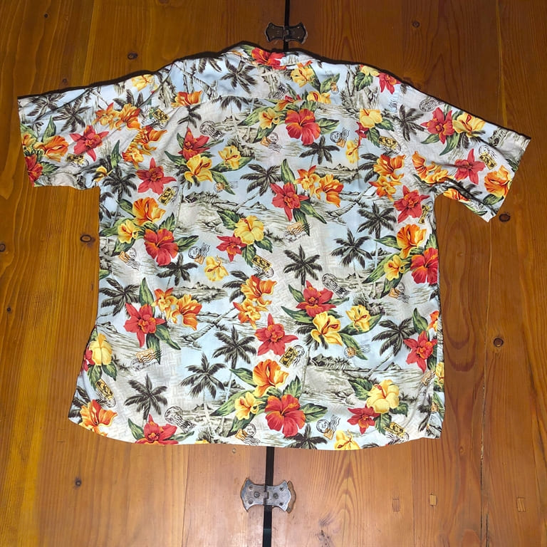 CAMICIA UOMO HAWAII TG XL